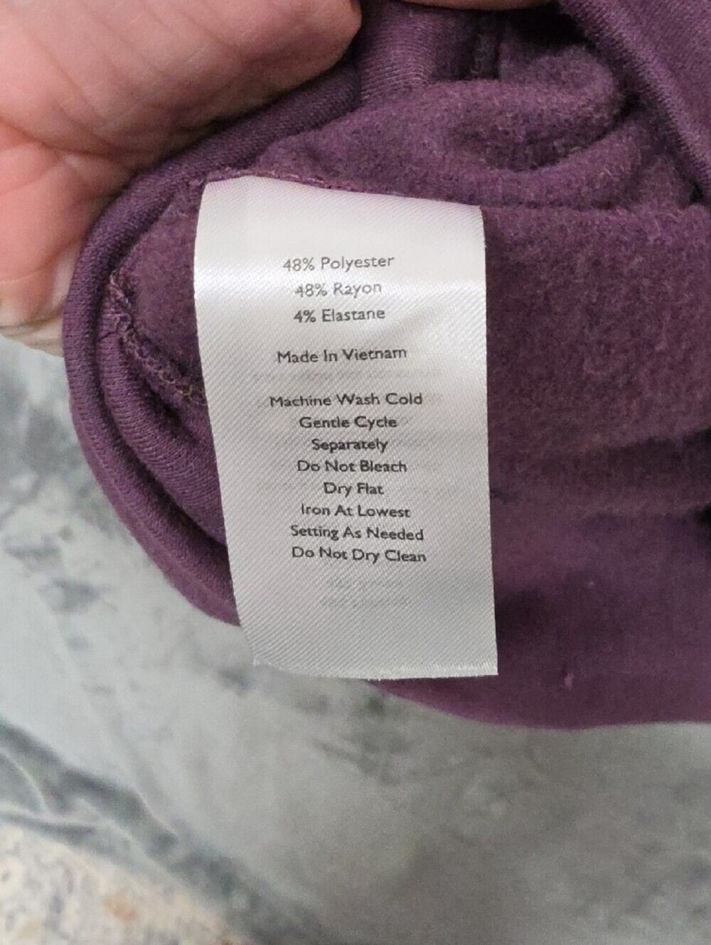 Eddie Bauer Purple Pullover Sweatshirt - Picture 4 of 5